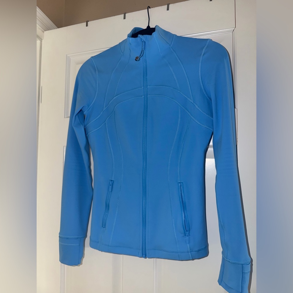 Lululemon Define Track Zip Jacket Ocean Wave 6 Like New